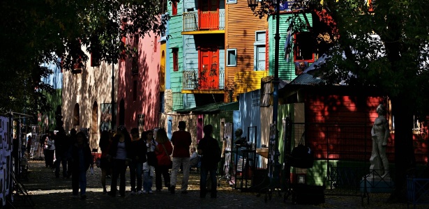 Bairro Caminito é um dos pontos turísticos de Buenos Aires, na Argentina - Patrick Grosner/Folhapress